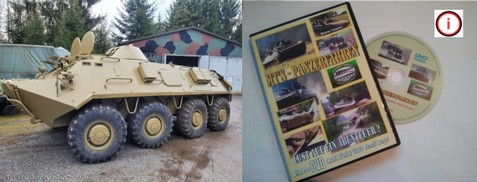 Erlebnis.-Geschenkgutschein Panzerfahrschule SPW-60 & DVD